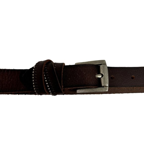 Women’s Time and Tru Brown Dress Casual leather belt Size:M - Picture 8 of 10